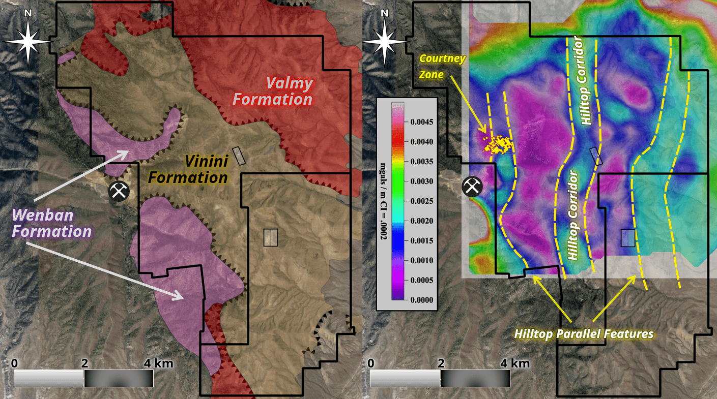 Toward the west Gold Reports Development of Toiyabe Slopes Property Impression